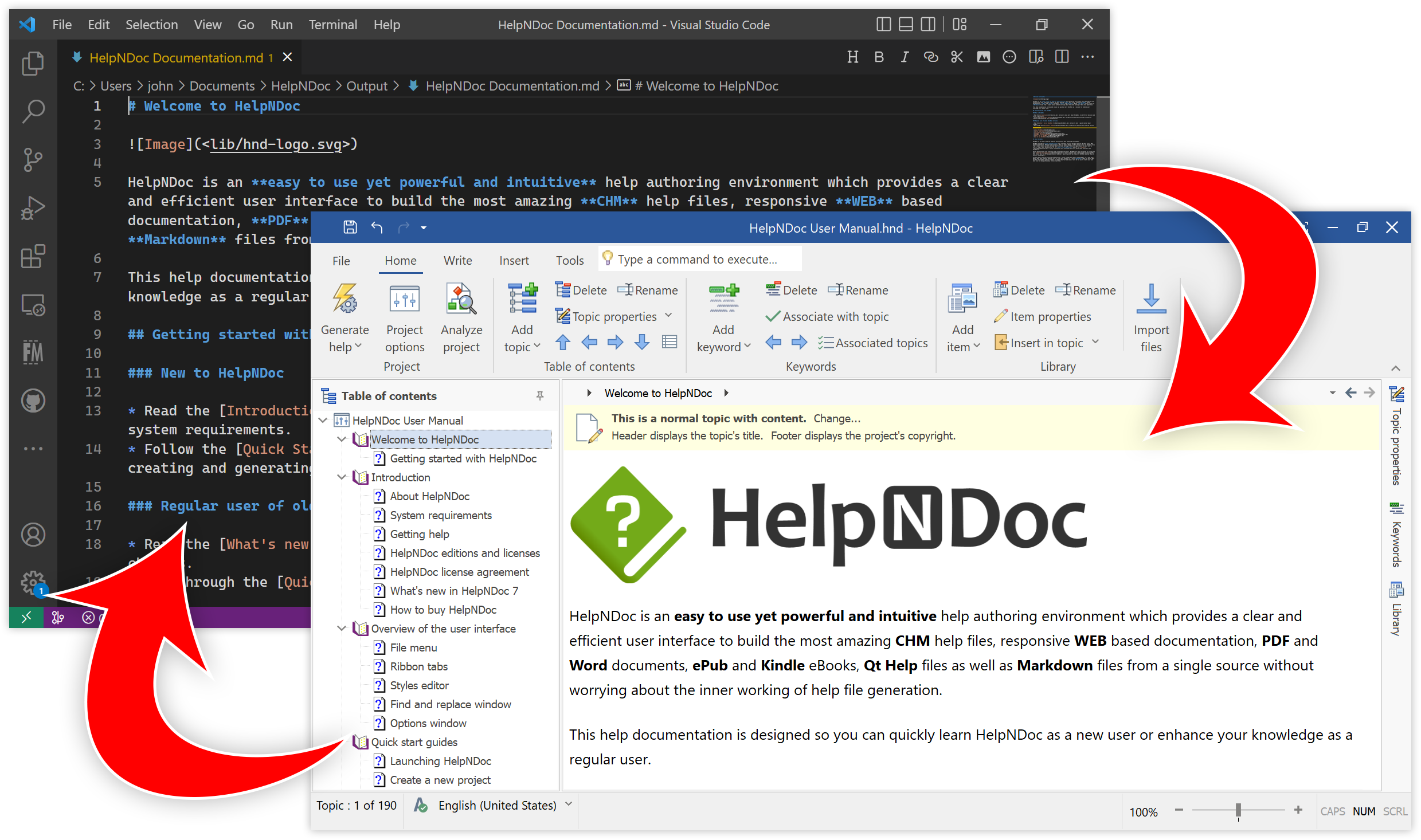 helpndoc html documentation export
