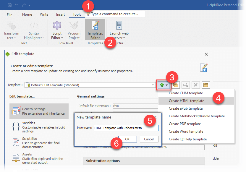 helpndoc paper orientation