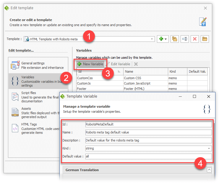 helpndoc html documentation export