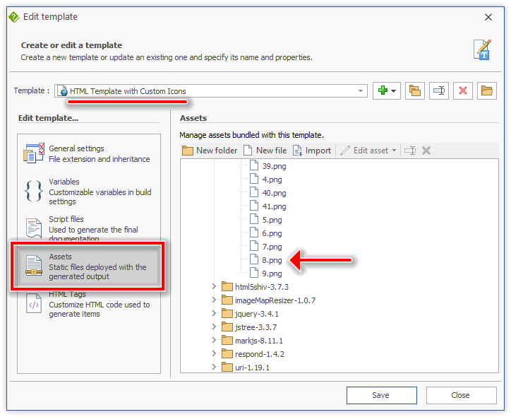 How To Update The Icons Of Your Html Documentation S Table Of Contents Helpndoc