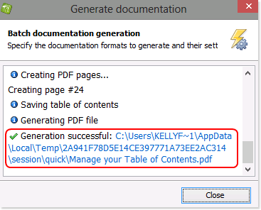 how to export pdf helpndoc