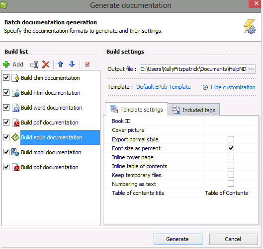 How to convert a CHM help file to an ePub or Kindle eBook