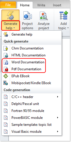 How to convert an ePub eBook to a PDF or Word DocX document HelpNDoc