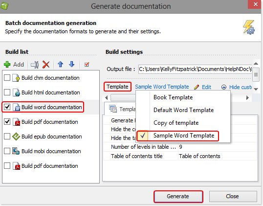 helpndoc html documentation export