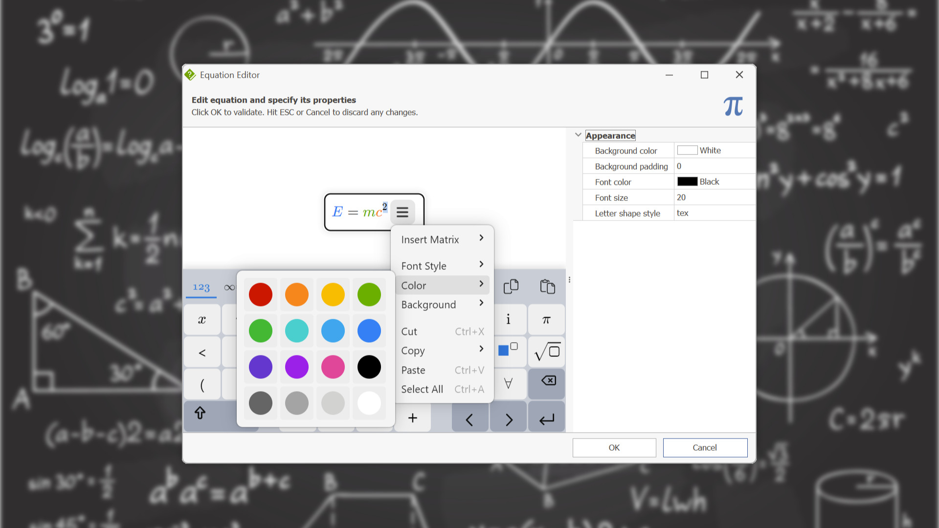 Aktualisierte Auflage der Gleichungen [equation]